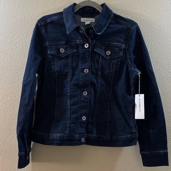 NEW. Dark Denim Jacket - Picture 2 of 4